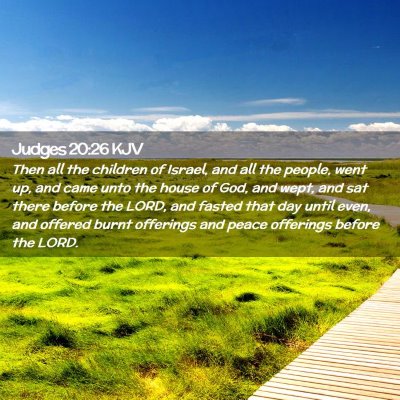 Judges 20:26 KJV Free Bible Images