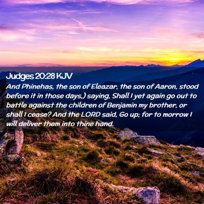 Judges 20:28 KJV Free Bible Images