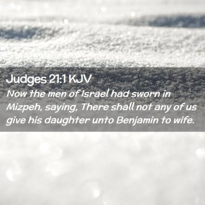 Judges 21:1 KJV Free Bible Images