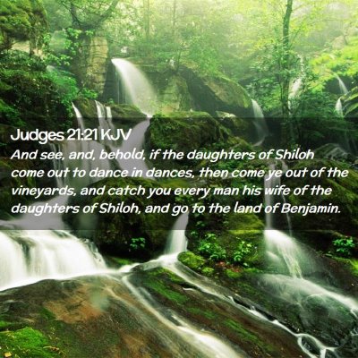 Judges 21:21 KJV Free Bible Images