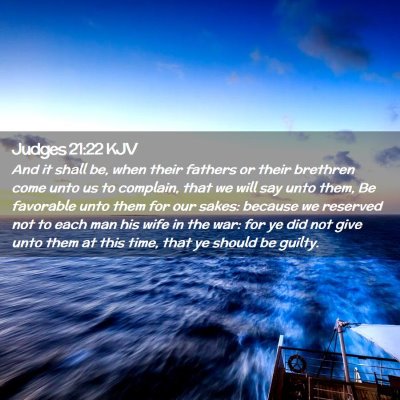 Judges 21:22 KJV Free Bible Images