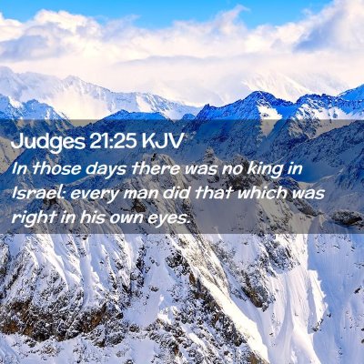 Judges 21:25 KJV Free Bible Images