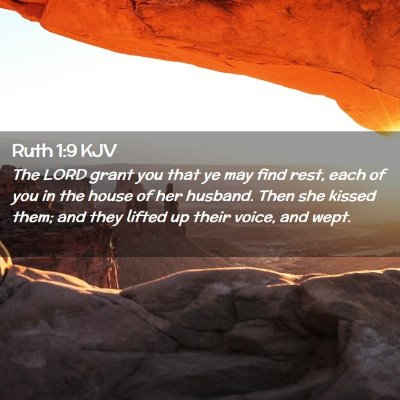 Ruth 1:9 KJV Free Bible Images