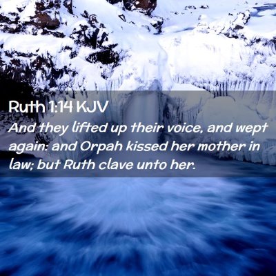 Ruth 1:14 KJV Free Bible Images