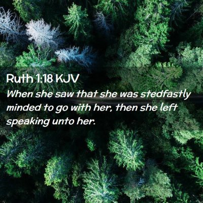 Ruth 1:18 KJV Free Bible Images