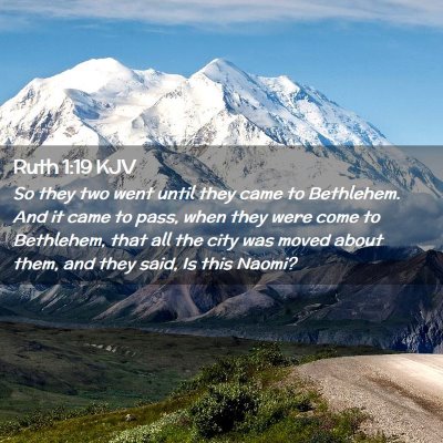 Ruth 1:19 KJV Free Bible Images