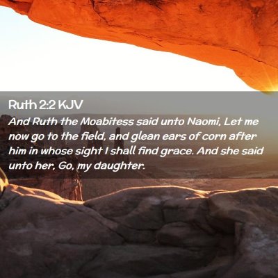 Ruth 2:2 KJV Free Bible Images