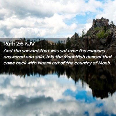 Ruth 2:6 KJV Free Bible Images