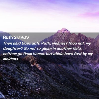 Ruth 2:8 KJV Free Bible Images