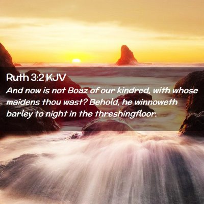 Ruth 3:2 KJV Free Bible Images