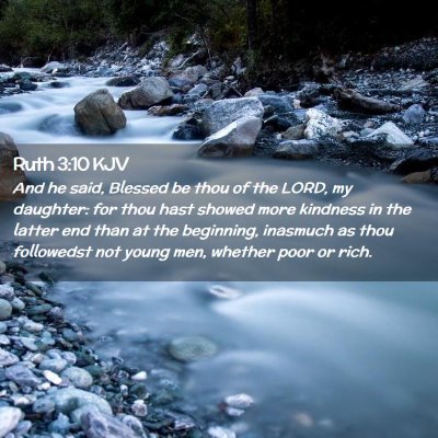 Ruth 3:10 KJV Free Bible Images