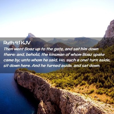 Ruth 4:1 KJV Free Bible Images