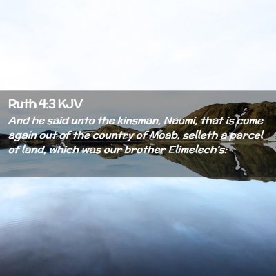 Ruth 4:3 KJV Free Bible Images