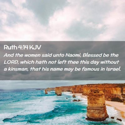 Ruth 4:14 KJV Free Bible Images