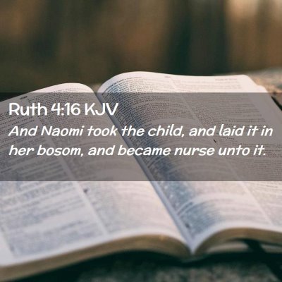 Ruth 4:16 KJV Free Bible Images