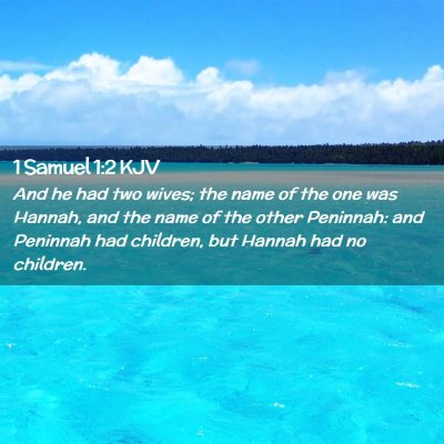 1 Samuel 1:2 KJV Free Bible Images