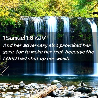 1 Samuel 1:6 KJV Free Bible Images