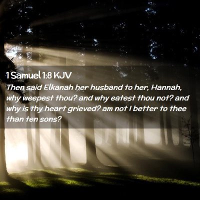 1 Samuel 1:8 KJV Free Bible Images