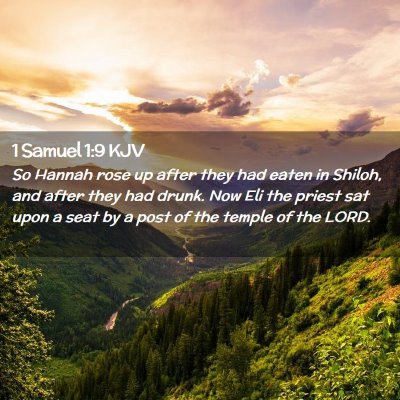 1 Samuel 1:9 KJV Free Bible Images