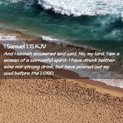 1 Samuel 1:15 KJV Free Bible Images