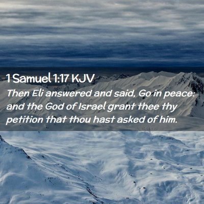 1 Samuel 1:17 KJV Free Bible Images