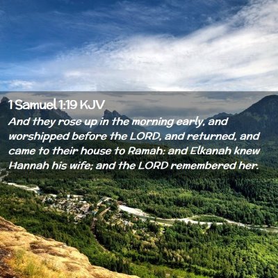 1 Samuel 1:19 KJV Free Bible Images