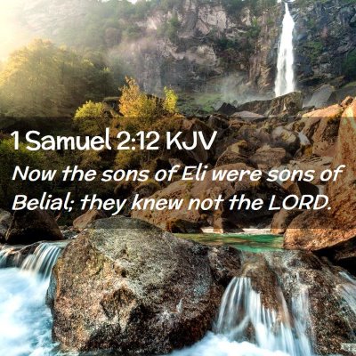 1 Samuel 2:12 KJV Free Bible Images