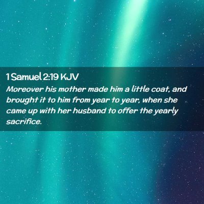 1 Samuel 2:19 KJV Free Bible Images