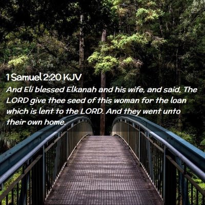 1 Samuel 2:20 KJV Free Bible Images