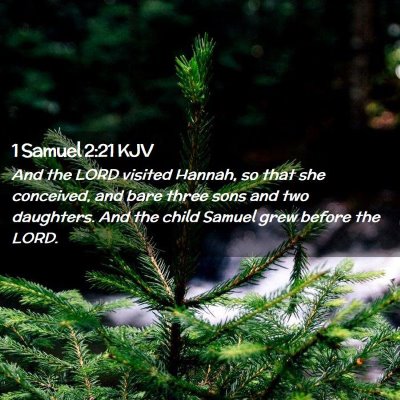 1 Samuel 2:21 KJV Free Bible Images