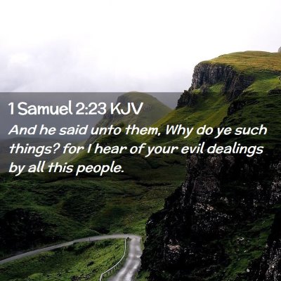 1 Samuel 2:23 KJV Free Bible Images