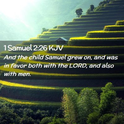 1 Samuel 2:26 KJV Free Bible Images