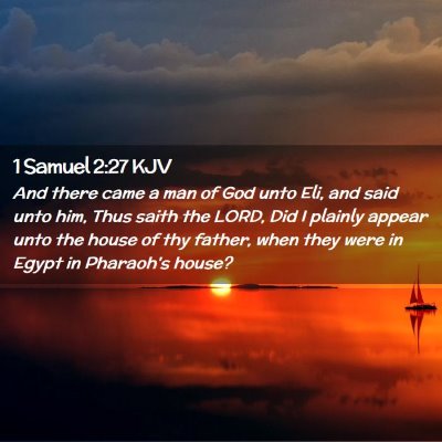 1 Samuel 2:27 KJV Free Bible Images