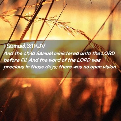 1 Samuel 3:1 KJV Free Bible Images