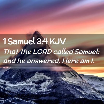 1 Samuel 3:4 KJV Free Bible Images