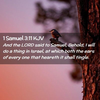 1 Samuel 3:11 KJV Free Bible Images