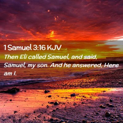 1 Samuel 3:16 KJV Free Bible Images