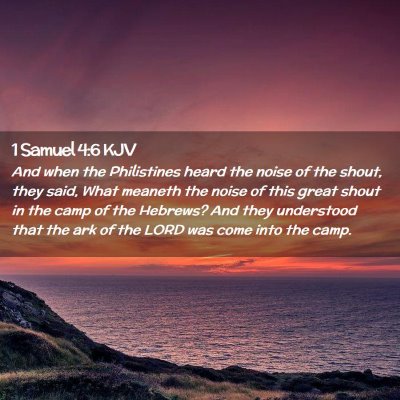 1 Samuel 4:6 KJV Free Bible Images