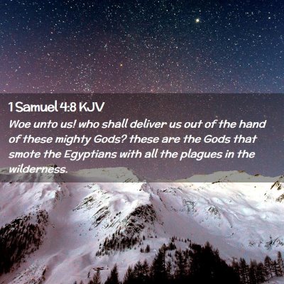 1 Samuel 4:8 KJV Free Bible Images