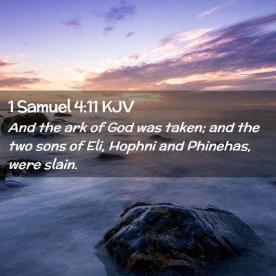 1 Samuel 4:11 KJV Free Bible Images