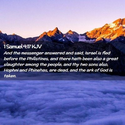 1 Samuel 4:17 KJV Free Bible Images