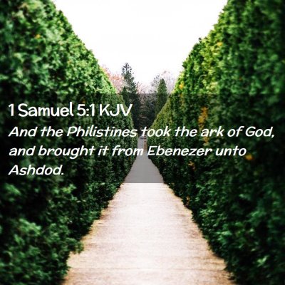 1 Samuel 5:1 KJV Free Bible Images