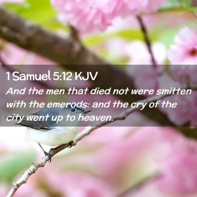 1 Samuel 5:12 KJV Free Bible Images