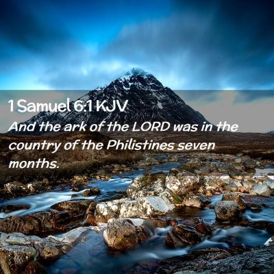 1 Samuel 6:1 KJV Free Bible Images