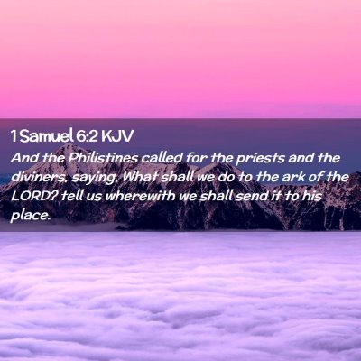 1 Samuel 6:2 KJV Free Bible Images