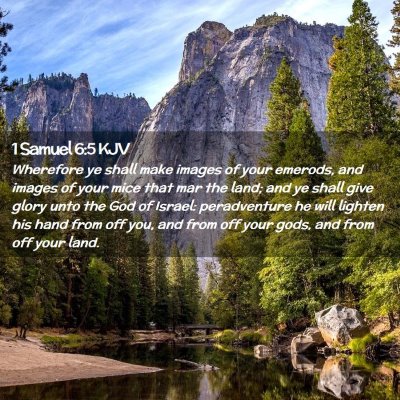 1 Samuel 6:5 KJV Free Bible Images