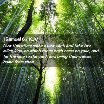 1 Samuel 6:7 KJV Free Bible Images