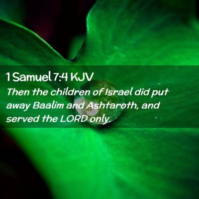 1 Samuel 7:4 KJV Free Bible Images