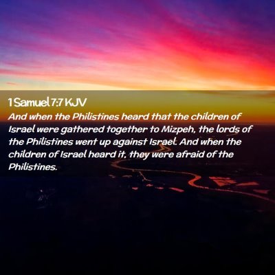 1 Samuel 7:7 KJV Free Bible Images