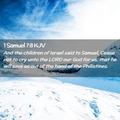 1 Samuel 7:8 KJV Free Bible Images